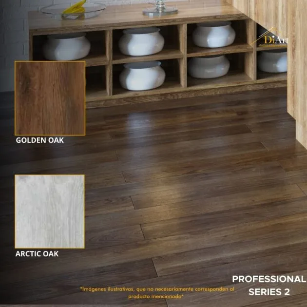 Piso Laminado caja Mod: PROFESSIONAL SERIES 2  (7mm)